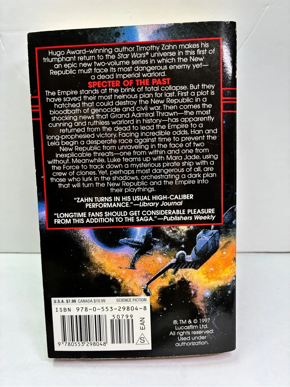Specter of the Past: Star Wars Legends the Hand of Thrawn Timothy - Picture 2 of 5